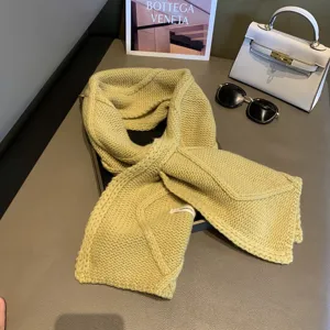 Sciarpa maglia lana inverno caldo spesso accogliente morbido chic elegante accessorio
