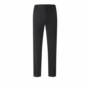 Men's slim fit glitter dress pants black business casual trousers formal wear straight leg