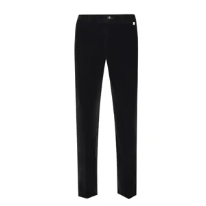 Men's black velvet trousers slim fit formal dress pants wedding party tuxedo pants