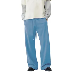 Lässige lose gerade Freizeithose Sweatpants für Damen und Herren bequeme weite Hose