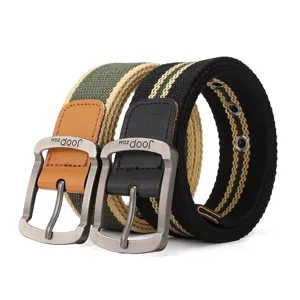 Unisex Lässiger Segeltuchgürtel Dornschließe Gewebtes Gurtband Taktischer Arbeitskleidung Jeansgürtel Für Damen Und Herren Modeaccessoires