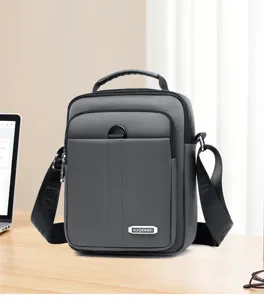 Herren Nylon Umhängetasche Business Pendler vertikale Umhängetasche mit Griff.