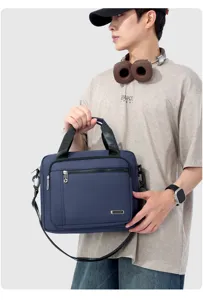 Stilvolle Herren Umhängetasche Laptoptasche Freizeittasche Business Aktenkoffer für Reise