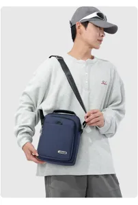 Herren Nylon Umhängetasche Business Pendeln vertikale Umhängetasche Freizeit täglicher Gebrauch.