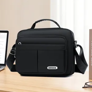 Mehrschichtige Herren Umhängetasche und lässige Messenger Bag mit praktischem Griff.