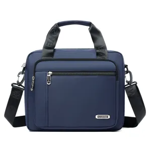 Herren Business Casual Umhängetasche Wasserdichte Oxford Stoff Schultertasche Für Reisen Alltag Pendeln Einfarbige Kuriertasche
