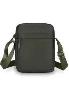 Herren Oxford Gewebe Vertikale Umhängetasche Leicht Lässig Schulter Handytasche Für Reisen Täglich Urban Mode Messenger Bag