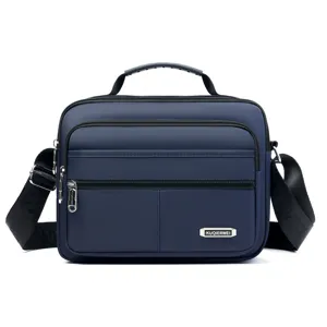Herren Mehrfachfach Oxford Tuch Umhängetasche lässige Business Handtasche für den Alltag