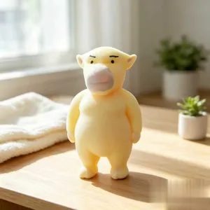 Grappige Niu Lai film stressverlichting knijpspeelgoed schattig bureau figuur cadeau item