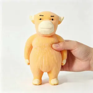 Grappig Niu Lai knijpspeelgoed stressverlichting schattige oranje abstracte karakter pop.