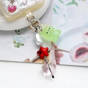 Adorabile ciondolo con orsetto stella cuore per telefono borse e chiavi decorazione.
