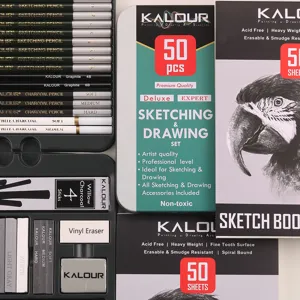 Set di matite da disegno professionali da 52 pezzi forniture artistiche principianti