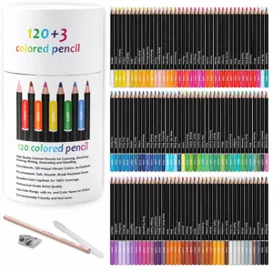 Professional Oil Based Colored Pencils Wood Pencils For Drawing Sketching Art Supplies Coloring And Shading
