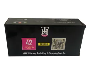 42tlg tonkeramik skulptur werkzeugset professionelles keramik schnitzerei set box