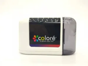 Temperamatite elettrico con alimentazione automatica, lama resistente USB per ufficio e scuola.