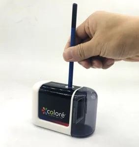Temperamatite Elettrico Automatico Lama a Spirale Resistente Funzionante a Batteria per Matite Colorate Ufficio Scuola