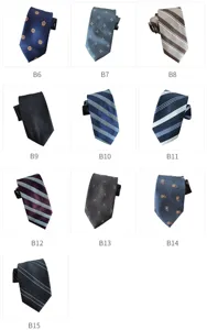 Detail view of classic men's business necktie with stylish patterns for formal wear.
