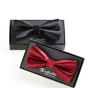 Herren Polyester Fliege Geschenkset, klassische elegante Schleife fur Hochzeit und Party.