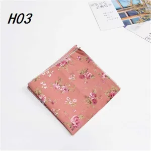 Heren katoen bloemen pochet pak zakdoek voor elegante huwelijksfeest accessoires