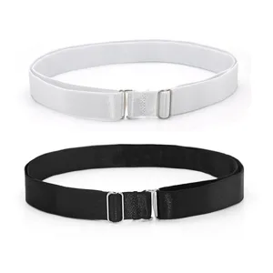 Ceinture élastique réglable maintien de chemise anti-dérapante ensemble détail
