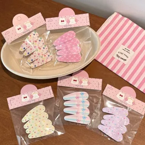Pinzas para el Cabello Dopamina con Lunares Coloridos Corazón Estrella Lazo Gota de Agua Horquillas BB Dulces Accesorios para el Cabello Niñas