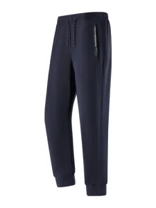Men's quick-drying athletic sweatpants, casual jogger pants with elastic waist and zippered pocket.