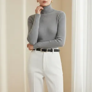 Stylish women leather belt featuring a sleek metal pin buckle, perfect detail view.