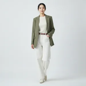 Echtleder Damengürtel Hauptbild mit stilvollem braunem Taillenaccessoire für Herbst-Outfitmode.