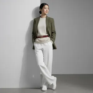 Ceinture fine minimaliste pour femme tenue élégante vue de détail accessoire chic mode quotidien