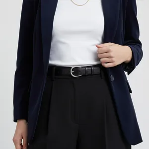 Women Genuine Leather Belt Casual Business Fashion Versatile Waist Belt With Alloy Pin Buckle For Jeans Pants
