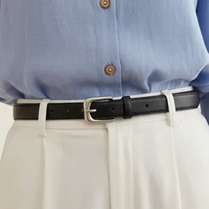 Γυναικεία Ζώνη από Gνησιο Δέρμα Minimalist Business Casual Φόρεμα Ζώνης