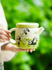 Cute Panda Ceramic Teapot Animal Tea Maker Kung Fu Tea Pot One Person Home Drinkware