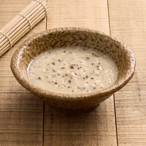 Bol de sopa de cerámica con textura de piedra retro, ensaladera festoneada para el hogar.