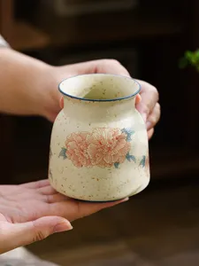 Dekorative Keramik Teegeschirr Halter Blumen Vase Kung Fu Tee Zubehör Tisch Dekoration