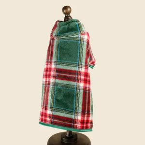 Weihnachten Karree Haustier Umhang Fleece Hund Katze Winter warme Handtuch Bekleidung