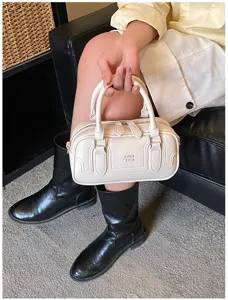 Sac à main rétro style coréen femme minimaliste décontracté bandoulière carré