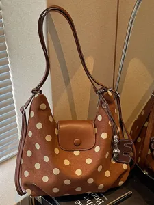 Dames Grote Capaciteit PU Lederen Rugzak Casual Tote Bag Voor Werk Dagelijks Woon-Werkverkeer Veelzijdige Handtas Gestikt Patroon Patchwork Ontwerp Dames Mode Tas