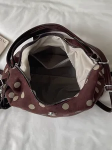 Casual grote capaciteit vrouwen polka dot converteerbare rugzak schoudertas tote