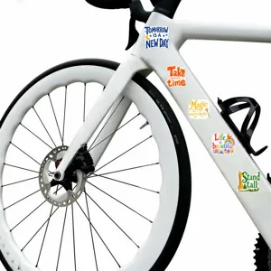 Adesivi con citazioni motivazionali impermeabili per notebook, diari e decorazioni creative.