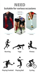 Professional long sports compression socks suitable for running, marathon, fitness and cycling.