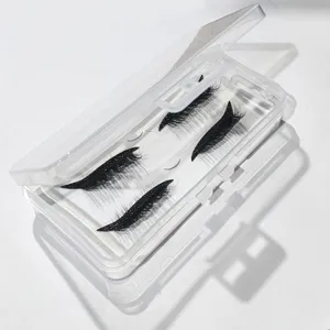 Pegatinas Eyeliner Pestañas Brillo Pestañas Postizas Maquillaje Kit Caja Util Practica