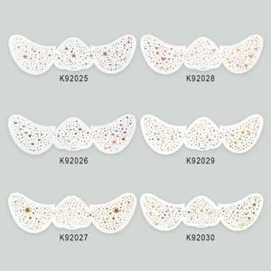 Colorful butterfly star face stickers party stage decoration temporary tattoo set