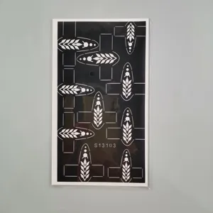 Henna tattoo stencil for fingers, Indian style hollow out juice painting temporary DIY tools.