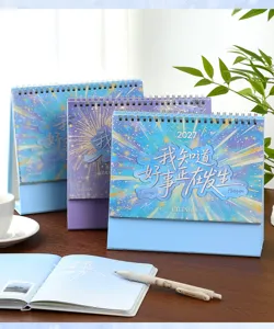 2027 desk calendar large monthly planner starry design cute office stationery schedule 1pc