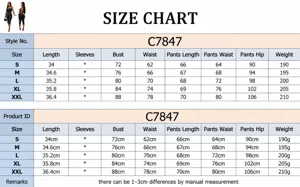 Size chart for women sexy strapless bodycon jumpsuit, fit for S to XXL, check detailed measurements.