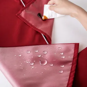 Waterproof apron for women cooking kitchen oil-proof sleeveless workwear cleaning bib