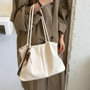 Lässige große Kapazität Damen Tote Tasche, retro Pendeln vielseitige Schultertasche Unterarm