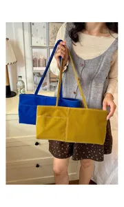 Modische Samt Umhaengetasche fuer Damen, grosse Kapazitaet Freizeit Tasche mit Tasche.