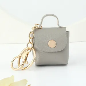 Mini portachiavi borsa in pelle carino ciondolo per zaino accessorio moda regalo