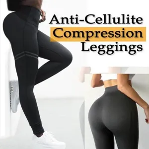 Women high waist anti cellulite compression leggings double stripe fitness sports pants